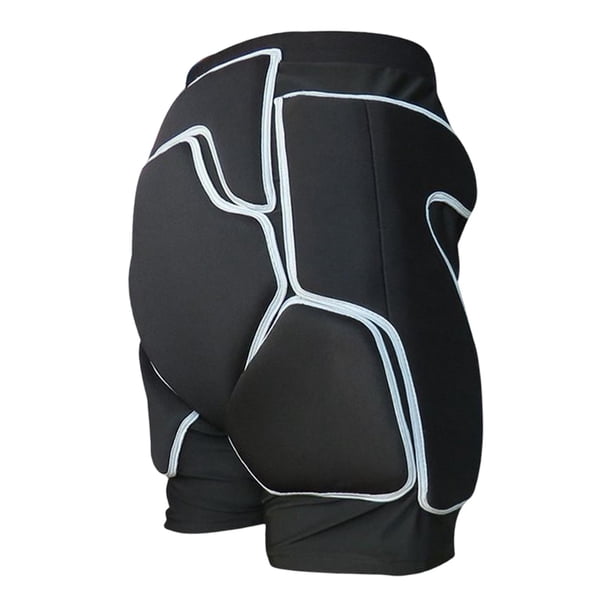 Pantalones Cortos Acolchados 3D, Protección para La Cadera, Snowboard, Equipo de Protección Deslizante Unisex, Ropa Interior para , Patinaje, , a 76 cm M 70 a 76 cm