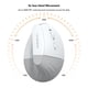 thumbnail image 2 of Mouse Vertical Ergonómico Inalámbrico Bluetooth Dpi, 2 of 6