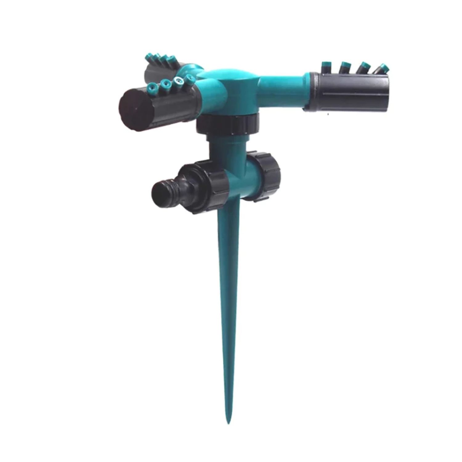 Importclick - Aspersor Giratorio 360 ° Rociador De Agua Con Estaca Para Jardín