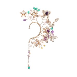 Ioensy - Ear Cuff Accesorios De Joyería De Moda Clip En Pendiente Para Citas Boda Novia Estilo G