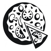 Rienda Libre Graphics - Decomural Pizza Takeaway Cafe Ws-18183