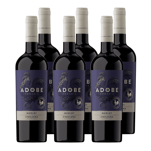 Adobe Reserva Merlot 750cc x6