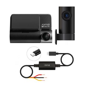 Pack 70Mai Cámara Para Vehículo 4K Hdr, Gps, Adas, Wifi Y Visión Nocturna A810-2 + Kit De Cableado Up03