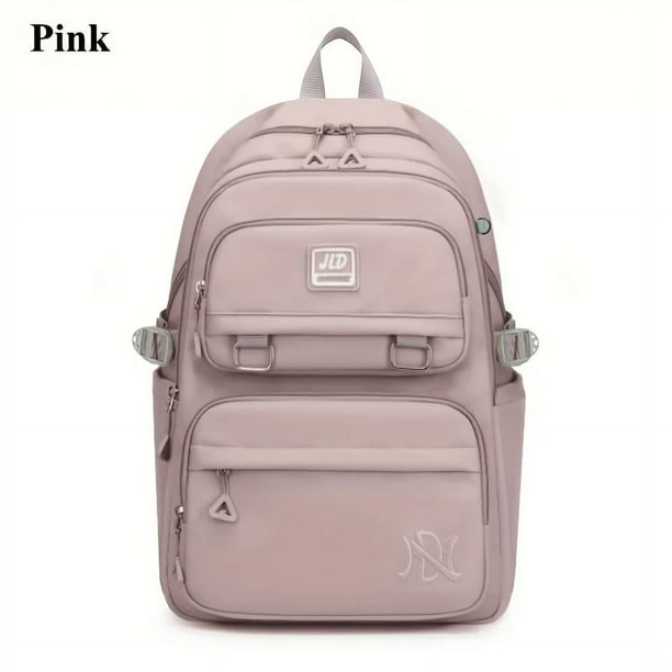 Large Capacity Students Backpack Casual Waterproof Nylon Double Shoulder Bag Fashion Travel College Convenient Travel Light Bag