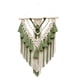 thumbnail image 4 of Tapiz De Macramé Elegante Con Flecos De Borlas Bohemias Para Decoración De Fiesta De Guardería Verde, 4 of 5
