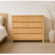 thumbnail image 1 of Cómoda "Puelo" 5 Cajones Mueble de Pino Clear con Distribución - Natural - 100x40x90 cm, 1 of 3