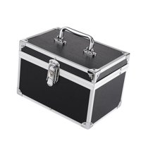 Ioensy - Organizador Portátil De Pedicura De Gran Capacidad Para Herramientas De Maquillaje De Artista, Color Negro