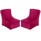 thumbnail image 1 of Set Pouf Tatto 1c Felpa Burdeo, 1 of 4