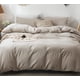 thumbnail image 3 of Juego de funda de edredón MooMee Bedding, 100% algodón lavado, tamaño king, 3 of 6