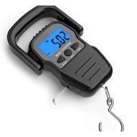 Xusx111 - Bala De Equipaje, Bala De Peso De Equipaje De 110 Libras / 50 Kg Con Pantalla Lcd Retroiluminada, Bala De Pescado Digital Con Cinta De Medición Bala Colgante Portátil Bala De Maletas Con Man
