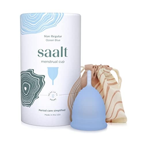 Copa menstrual Saalt, diseño premium, capacidad para 12 horas