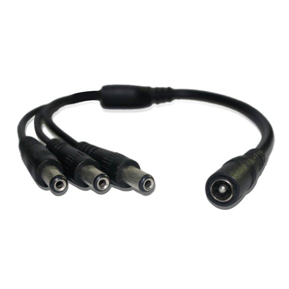 Cable adaptador divisor de alimentación ESUMIC DC hembra a macho 1 a 3