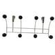 thumbnail image 1 of Perchero Trasero Para Puerta, Colgador De Almacenamiento Montado En La Pared, Perchero Para Bolso, Llave, Dormitorio, Negro, 1 of 3
