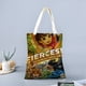 thumbnail image 2 of Go Diego Go Bolso de tela con estampado de lienzo para mujer, bolsa de compras reutilizable y estética, con cremallera interior, regalo para mujer, 35 × 40 cm., 2 of 6