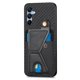 thumbnail image 3 of Funda Resistente para Samsung Galaxy A16 con Tarjetero y Soporte, Diseño Magnético Negro, 3 of 5