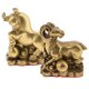 thumbnail image 4 of 2 Piezas De Latón Puro Estatuilla De Animal Chino Estatua Ornamento Cabra + Buey, 4 of 6