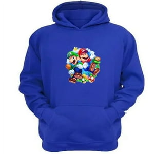 Genérico - Poleron Canguro Plomero Rojo Azul Talla M Unisex