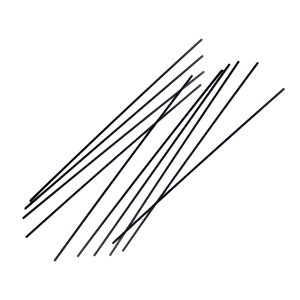 Magideal - Conjunto De 10 Tubos De Fibra De Carbono, Herramientas Para Proyectos Caseros, Varillas De Fibra Para Ejes De Equipos De Computación Y Drones Rc, 15X500 Mm