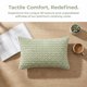 thumbnail image 4 of REGALWOVEN Fundas de Almohada de Pana Juego de 2 Fundas de Cojín Decorativas Sólidas para Sofá, Cama, Decoración del Hogar Verde Claro 12" x 20", 4 of 7