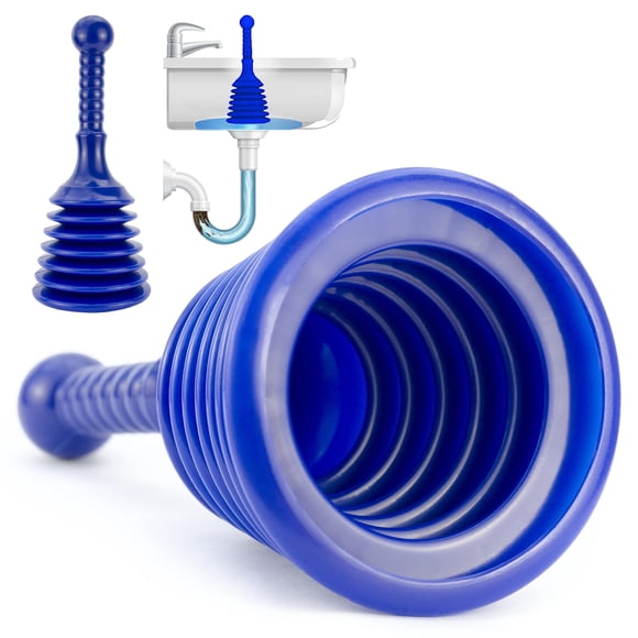 Fregadero y desagüe Plunger Luigi's para baños, cocinas y fregaderos