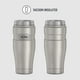 thumbnail image 2 of Vaso de viaje THERMOS Stainless King de 470 ml con aislamiento al vacío, 2 of 3