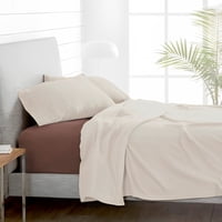 Sábanas Polar Lisa Composé 2 Plazas / Crudo-Cafe – Doral
