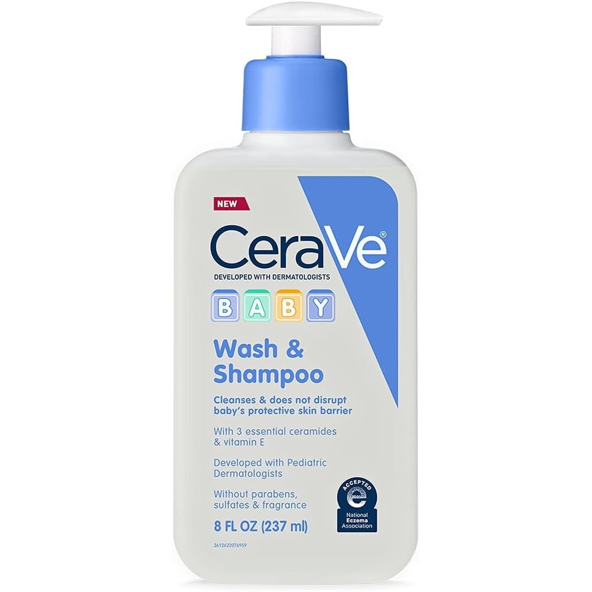 Shampoo Y Gel Cerave Baby 237ml Sin Fragancia Ceramidas