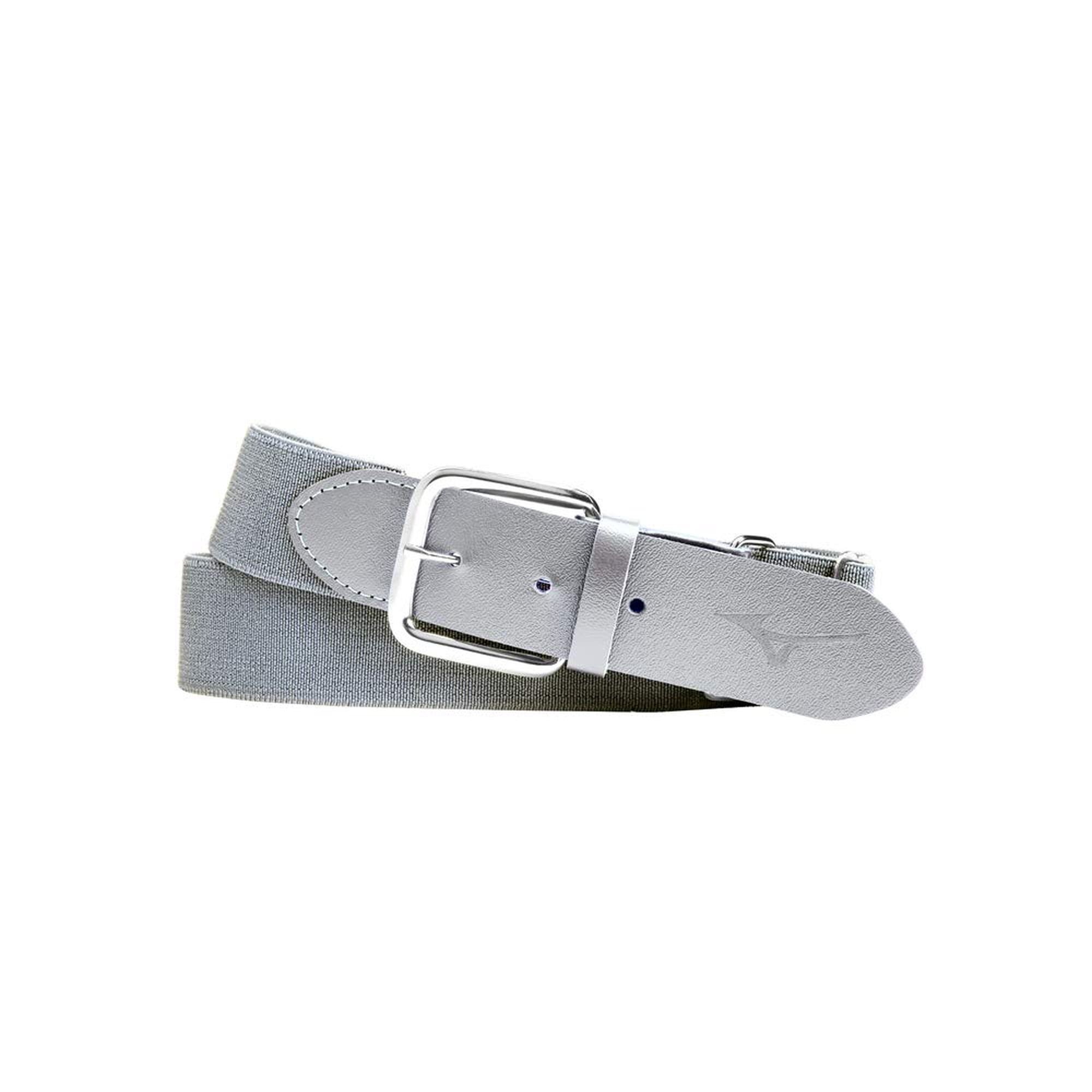 Cinturón Elástico Mizuno Classic Para Béisbol/sóftbol Para Adultos, Gris