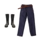 thumbnail image 4 of 1/6 Pantalones Vaqueros De Mezclilla Clásicos Masculinos Y Zapatos De Arranque Para Figuras De Acción De 12 Pulgadas, 4 of 5