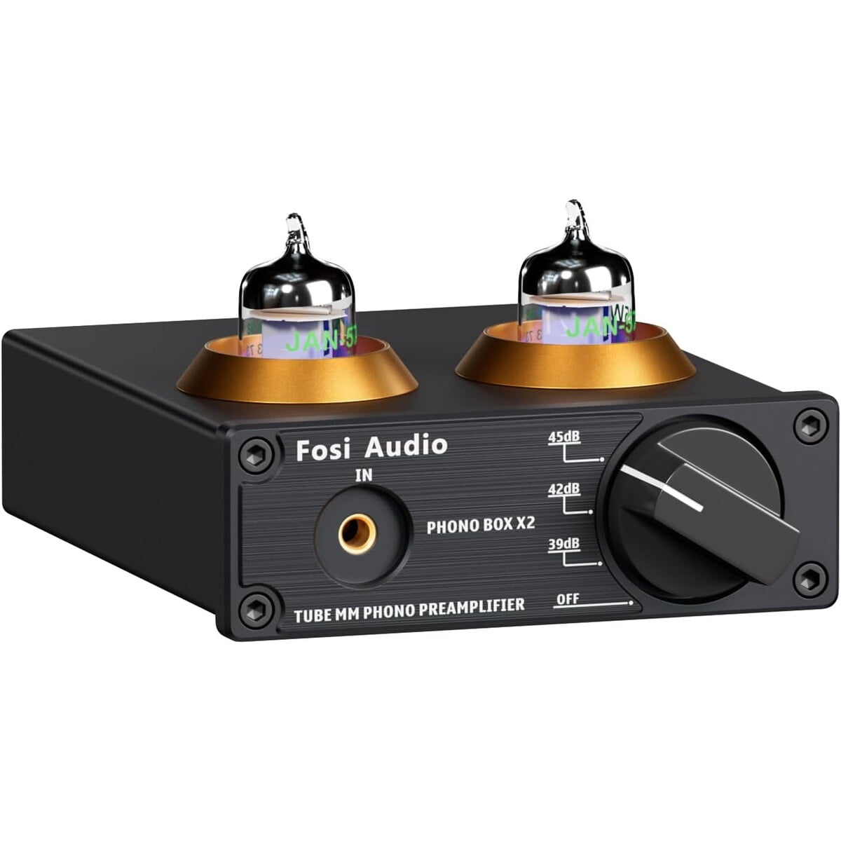 Preamplificador Fosi Audio Box X2 Mm Tubo 3 Niveles Ganancia
