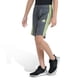 thumbnail image 3 of Shorts adidas para niño con cintura elástica y 3 franjas, gris, talla L, 3 of 3