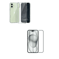 Joigo - Carcasa Trasparente Para Iphone 16 + Lamina Vidrio
