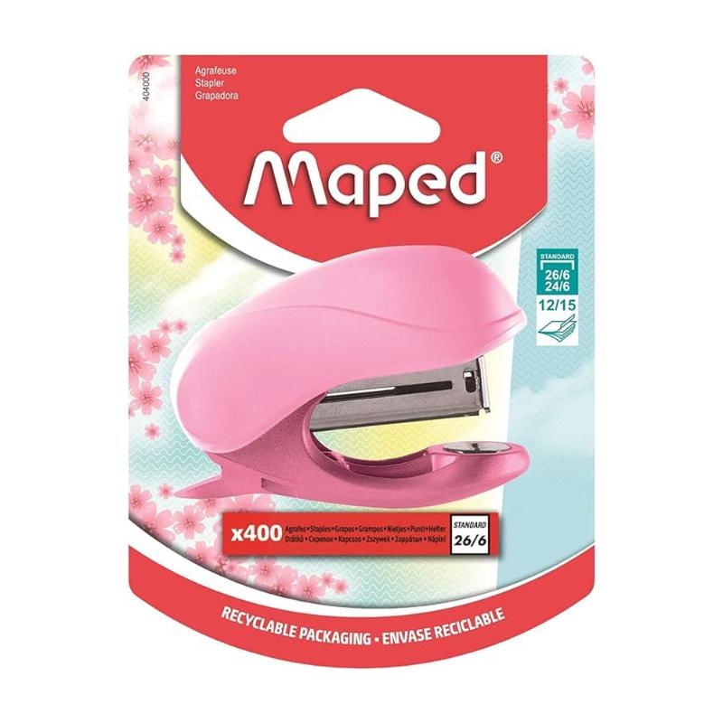 Mini Corchetera Pastel + Corchetes Maped