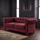 thumbnail image 4 of Sofa Florencia 2C Tela Velvet Burdeo, 4 of 6