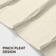 thumbnail image 5 of Cortinas Joydeco de lino plisado, 229 x 229 cm, opacas, 2 paneles, 5 of 9