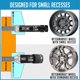 thumbnail image 4 of Tuercas de rueda Accesorios para ruedas M14x1.50 25 mm Cromo, 4 of 9