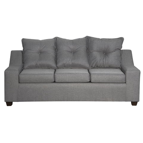 Masel - Sofa 3C Viena Tela Gris 190 X 80X90