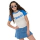 thumbnail image 1 of Polera Niña Teen Raglan Sporty Azul Corona, 1 of 5