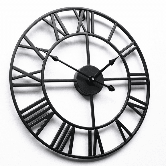 Reloj De Pared Vintage 47 Cm 3d Grande Retro Hierro