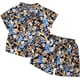 thumbnail image 1 of Conjunto de pantalones cortos para bebé niño pequeño, traje de playa de verano con estampado floral, traje de vacaciones para niño, chándal infantil con estampado floral (azul n.° 3, 12-18 meses), 1 of 6