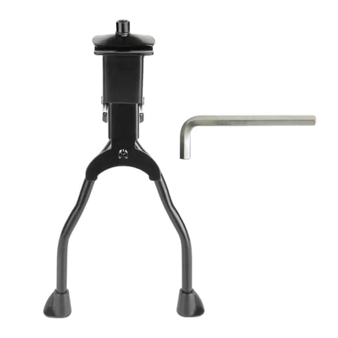 Magideal - Soporte Para Bicicletas De Dos Patas, Soporte Para Piernas Para Bicicletas, Reposapiés Para Estacionamiento De Bicicletas, Soporte Lateral Ligero, Sop No Ajustable