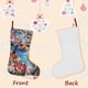 thumbnail image 3 of Haikyuu Tema: Calcetines de Navidad, fino lino blanco para colgar en escaleras y chimenea, decoración navideña para el hogar, regalo de Navidad. 45cm × 32cm, 3 of 5