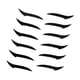 thumbnail image 5 of Delineador De Ojos Reutilizable Pegatinas Maquillaje Sombra De Ojos Ojo De Gato 6 Pares Negro A, 5 of 5