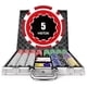 thumbnail image 1 of Set De Póker Casino 500 Fichas De 11 5 G Con Tarjetas Impermeables, 1 of 8