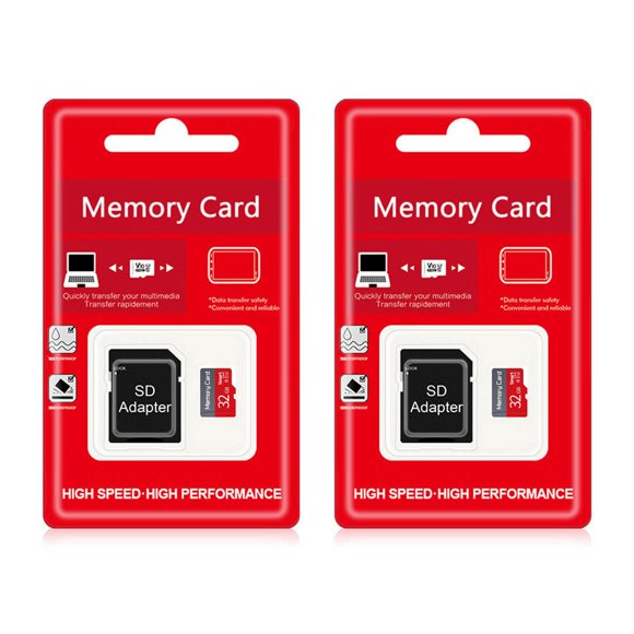 Tarjeta TF funxwe 32 GB U3 Alta Velocidad (Pack de 2)