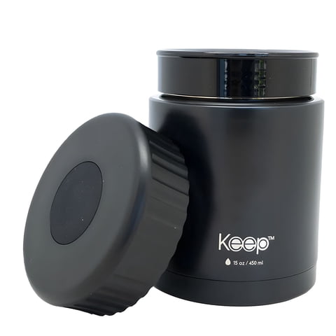 Termo Comida Keep Acero Inoxidable 450 Ml Negro - Ps