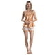 thumbnail image 2 of Pijama Satín Short Estampado Y Top Pabilos | Estilo Ligero, 2 of 2