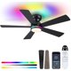 thumbnail image 1 of Ventilador de Techo BYKISTOK de 46 Pulgadas con RGB y Control Remoto, 1 of 2