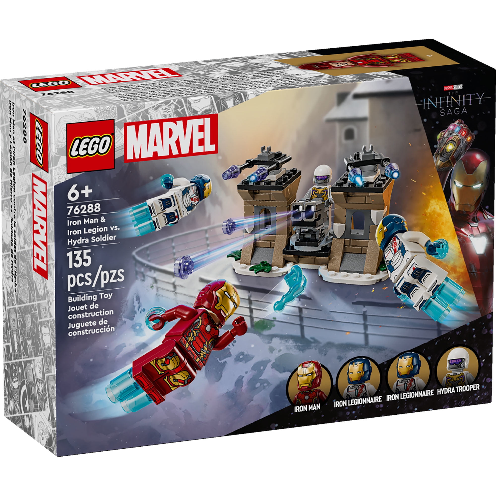 Lego - Bloques De Construcción Iron Man Y Legion De Hierro