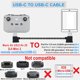 thumbnail image 2 of Cable RC Hanatora USB C a USB C de 30 cm para DJI Flip, Neo y Mavic, 2 of 6